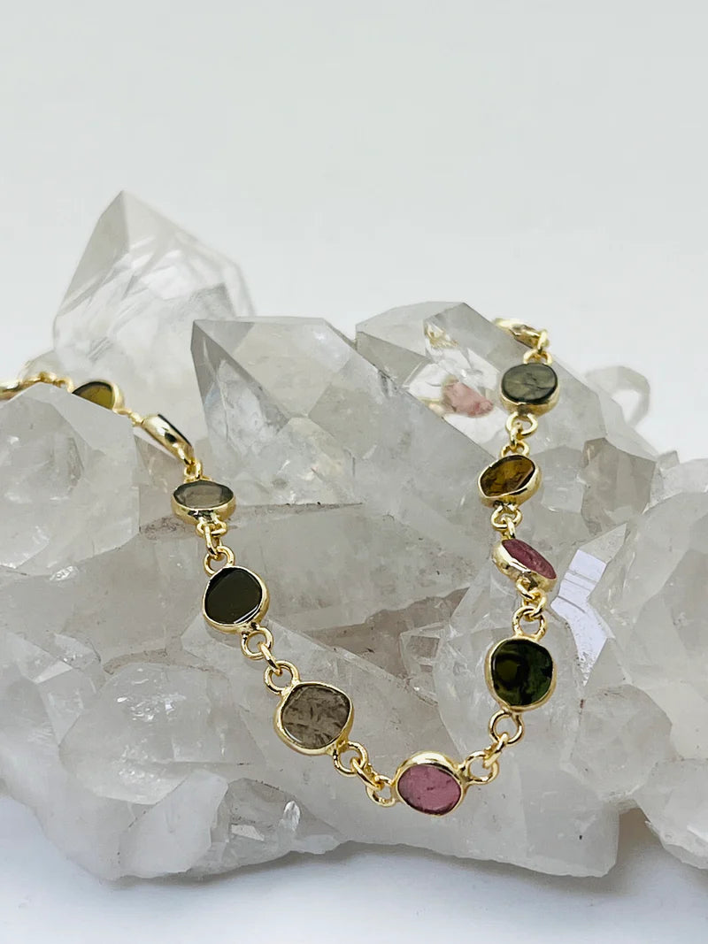 Rosary Bracelet - Multi Tourmaline