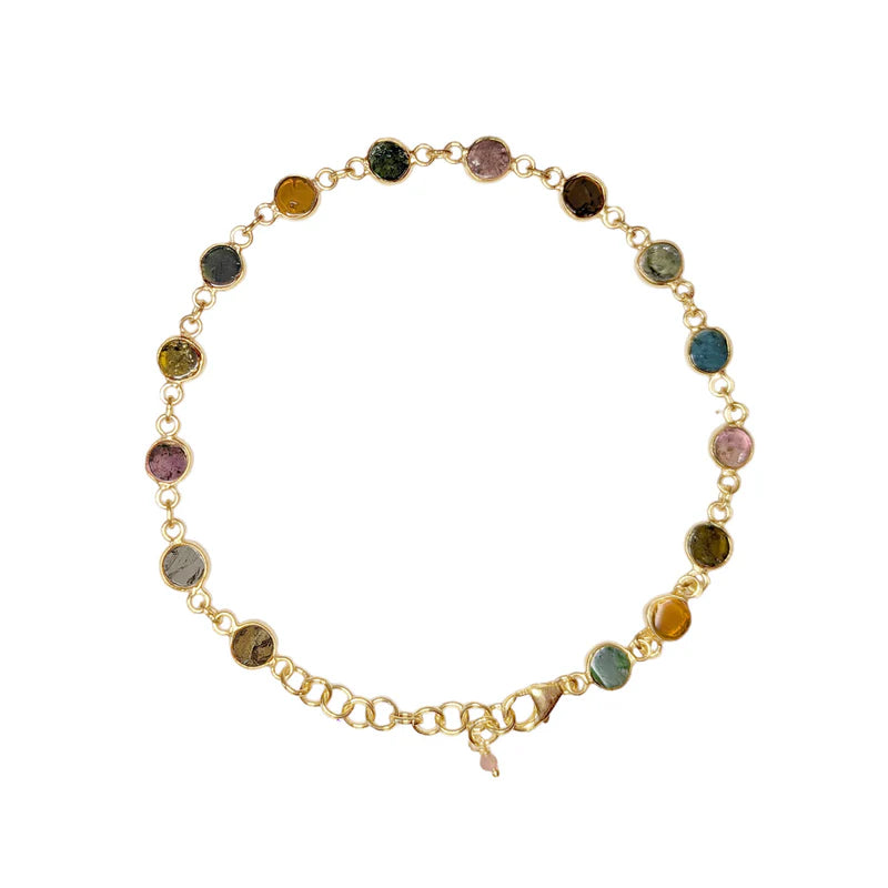 Rosary Bracelet - Multi Tourmaline