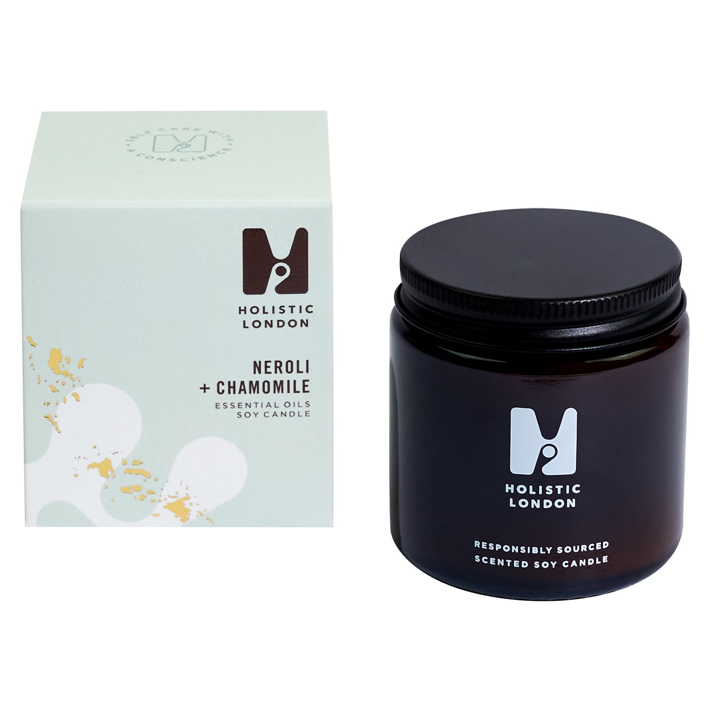 Neroli and Chamomile Essential Oils Soy Candle