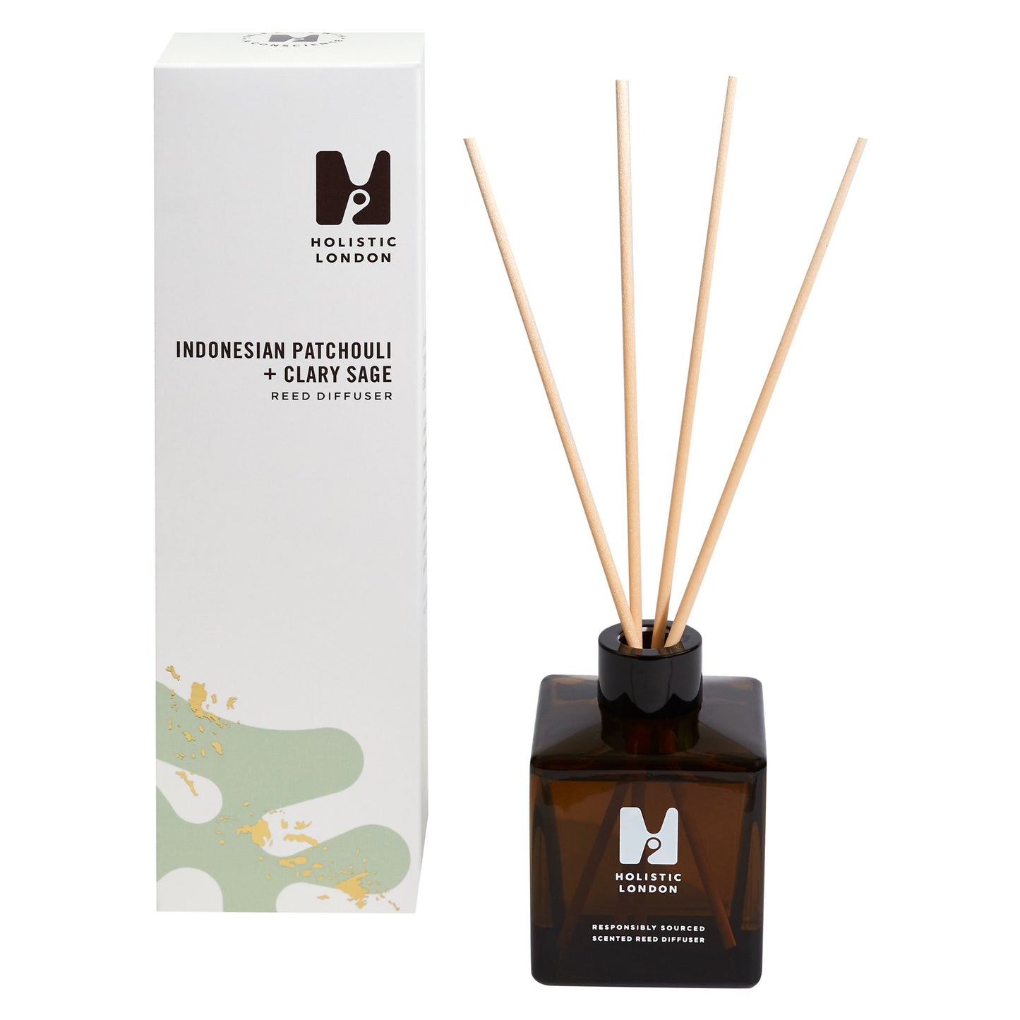 Indonesian Patchouli and Clary Sage Reed Diffuser